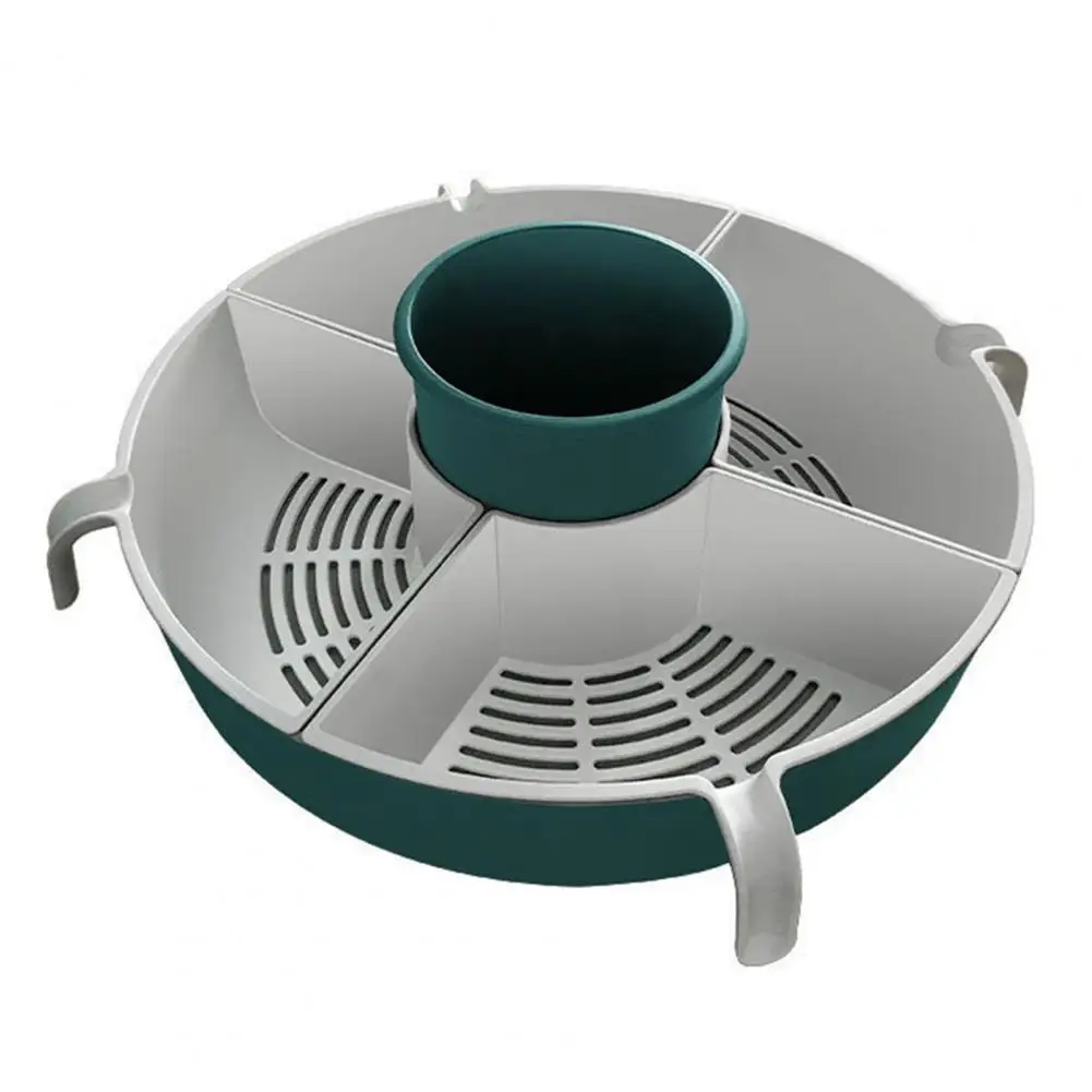 Double-Layer Rotatable Vegetable Basket Draining Rack Kitchen Household Tool 
Double-Layer Rotatable Vegetable Basket Draining Rack Kitchen Household Tool