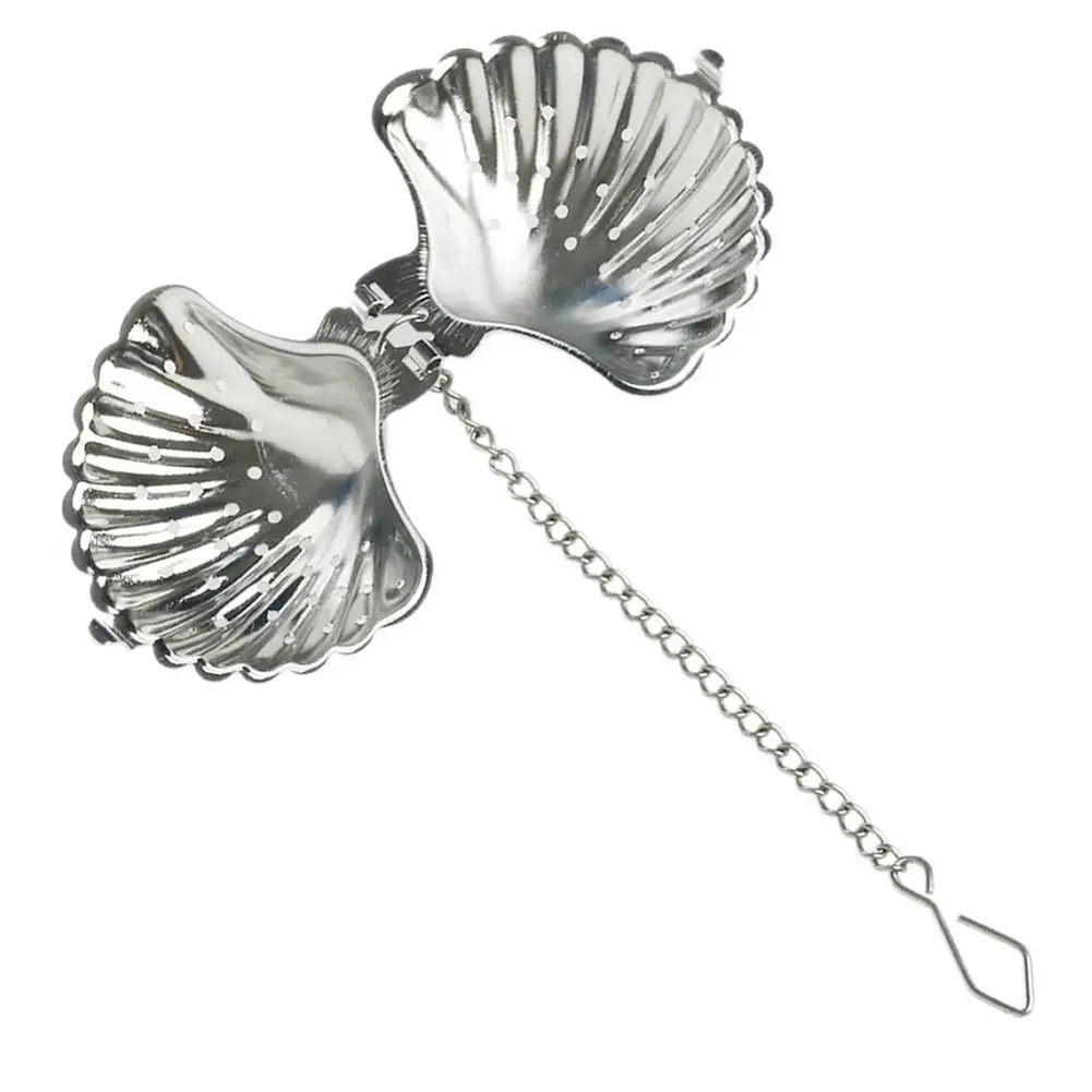 Stainless Steel Tea Infuser Sphere Locking Spice Shell-Shaped Strainer Infuser Tea Filter Strainers Kitchen Accessories
Stainless Steel Tea Infuser Sphere Locking Spice Shell-Shaped Strainer Infuser Tea Filter Strainers Kitchen Accessories
