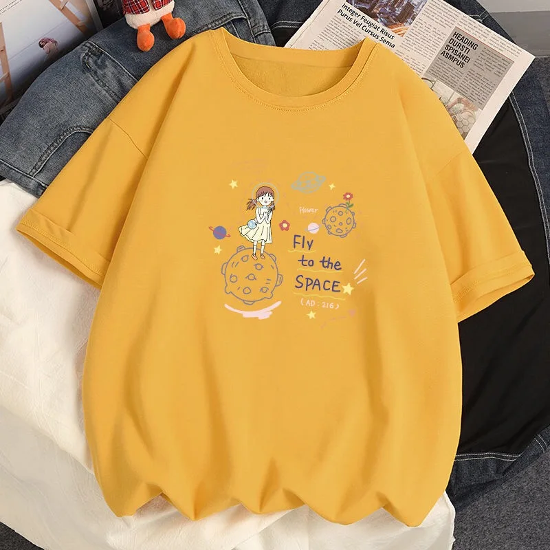 2021 New Women Shirts 100% Cotton T Shirt Woman O Neck Summer Fashion Short Sleeve T-shirt Woman Korean Style Shirt
2021 New Women Shirts 100% Cotton T Shirt Woman O Neck Summer Fashion Short Sleeve T-shirt Woman Korean Style Shirt