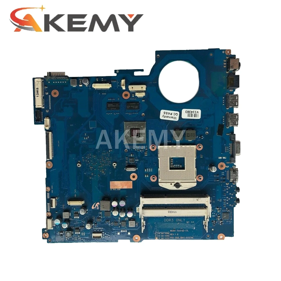 Материнская плата Akemy для ноутбука samsung NP-RV711 RV711 Geforce 315M DDR3 i3 BA92-08128B BA92-08128A BA41-01574A |