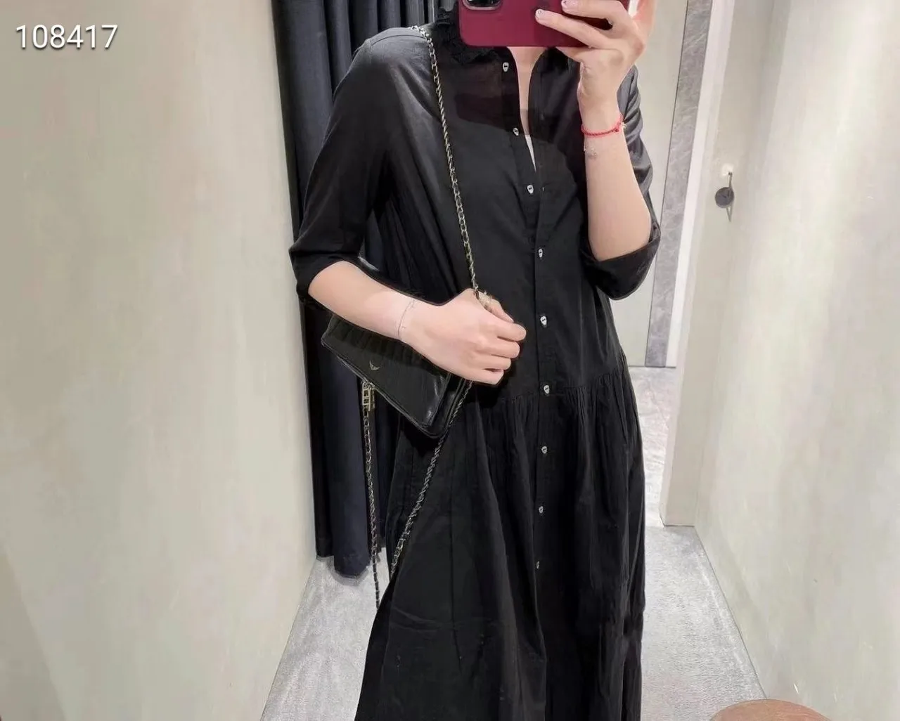 Women Dress 2021 Spring/Summer New Style Mid-sleeve Women's Cotton-to-Pure Color Buttoned Mid-Long Dress
Women Dress 2021 Spring/Summer New Style Mid-sleeve Women's Cotton-to-Pure Color Buttoned Mid-Long Dress