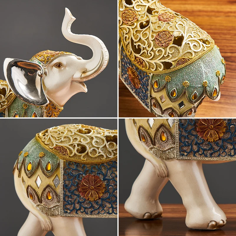 Creative Home Decoration Lucky Elephant Furnishings Living Room TV Cabinet Wine Cabinet Resin Decoration Small Animal Ornaments
Creative Home Decoration Lucky Elephant Furnishings Living Room TV Cabinet Wine Cabinet Resin Decoration Small Animal Ornaments