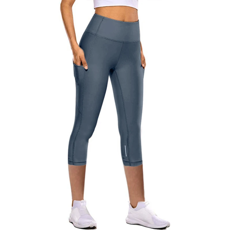Fit Woman Workout Capri Fitness Leggings With Side Pocket High Waist Running Yoga Pants Sport wear Legging Sport Femme Pants
Fit Woman Workout Capri Fitness Leggings With Side Pocket High Waist Running Yoga Pants Sport wear Legging Sport Femme Pants