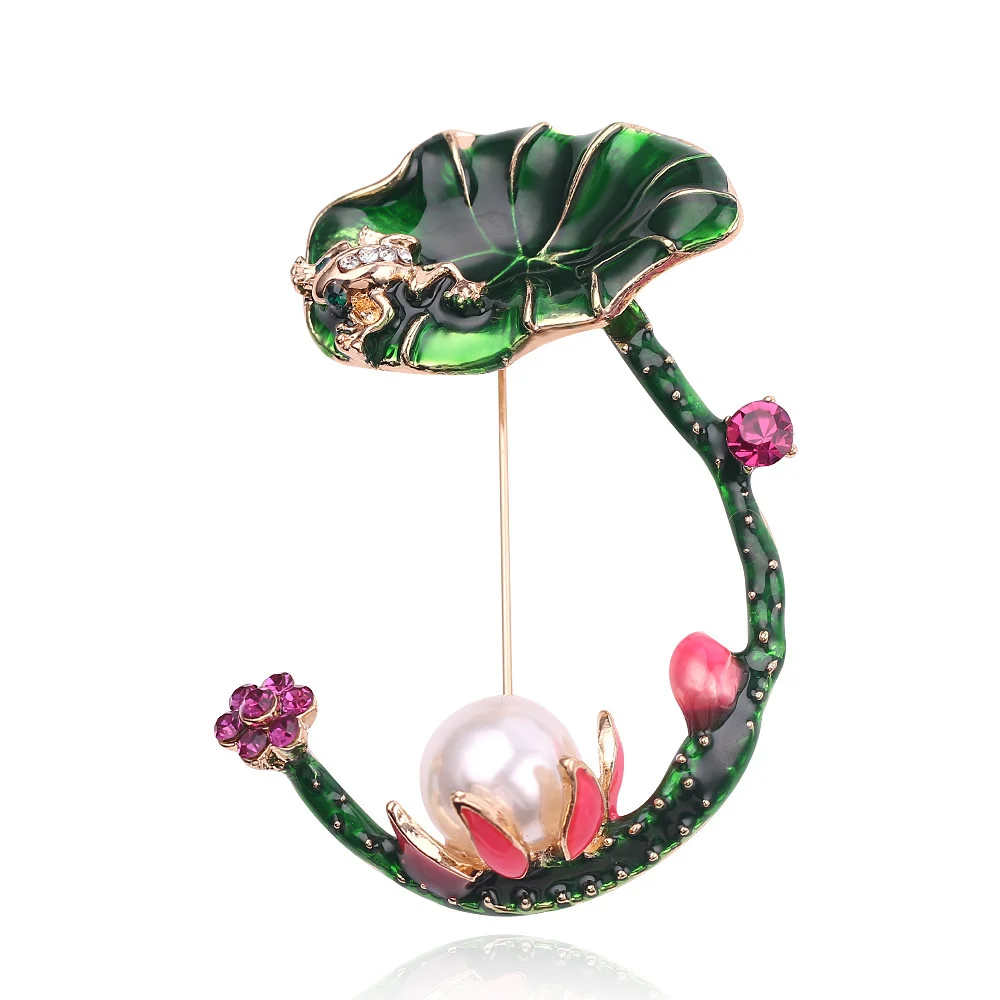 High-end exquisite clothing with jewelry plant lotus leaf metal drip enamel fashion men's and women's lapel pin brooch
High-end exquisite clothing with jewelry plant lotus leaf metal drip enamel fashion men's and women's lapel pin brooch