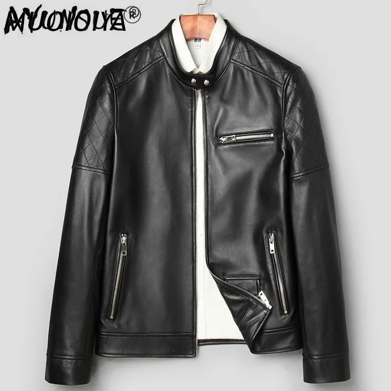 MUOIOYIA Men's Leather Jacket Real Sheepskin Leather Coat Motorcycle Genuine Leather Jackets men Fashion 2022 DK017 KJ2414
MUOIOYIA Men's Leather Jacket Real Sheepskin Leather Coat Motorcycle Genuine Leather Jackets men Fashion 2022 DK017 KJ2414