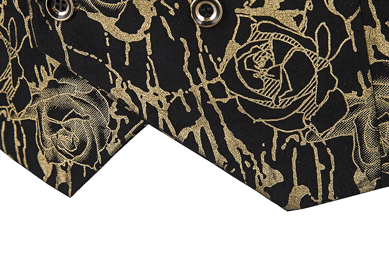 Silver Rose Flroal Bronzing Print Vest Men 2021 Luxury Brand Wedding Tuxedo Vests Waistcoat Men DJ Club Prom Dress Vest Chalecos
Silver Rose Flroal Bronzing Print Vest Men 2021 Luxury Brand Wedding Tuxedo Vests Waistcoat Men DJ Club Prom Dress Vest Chalecos