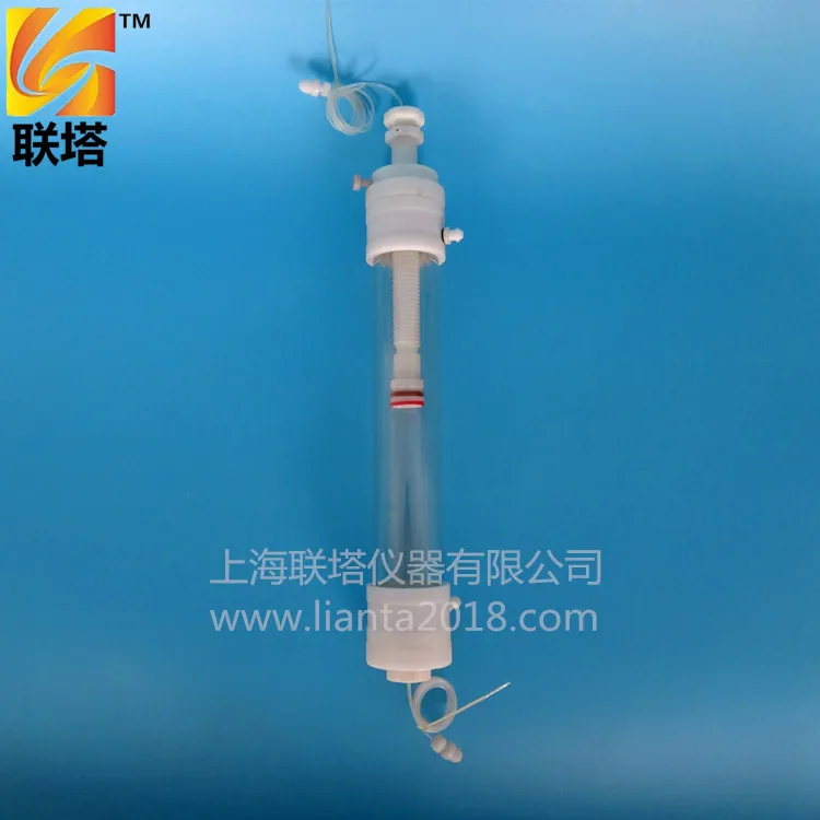 Refined high pressure chromatography column 5bar with adapter 16mm diameter with jacket Gel chromatography column
Refined high pressure chromatography column 5bar with adapter 16mm diameter with jacket Gel chromatography column
