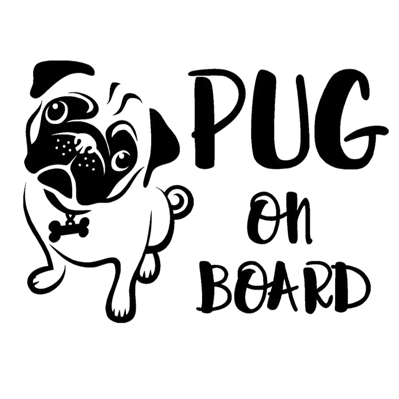 Pug On Board For Auto Car Window Vinyl Decal Sticker Decals Decor Cute And Interesting Fashion Sticker Decals
Pug On Board For Auto Car Window Vinyl Decal Sticker Decals Decor Cute And Interesting Fashion Sticker Decals