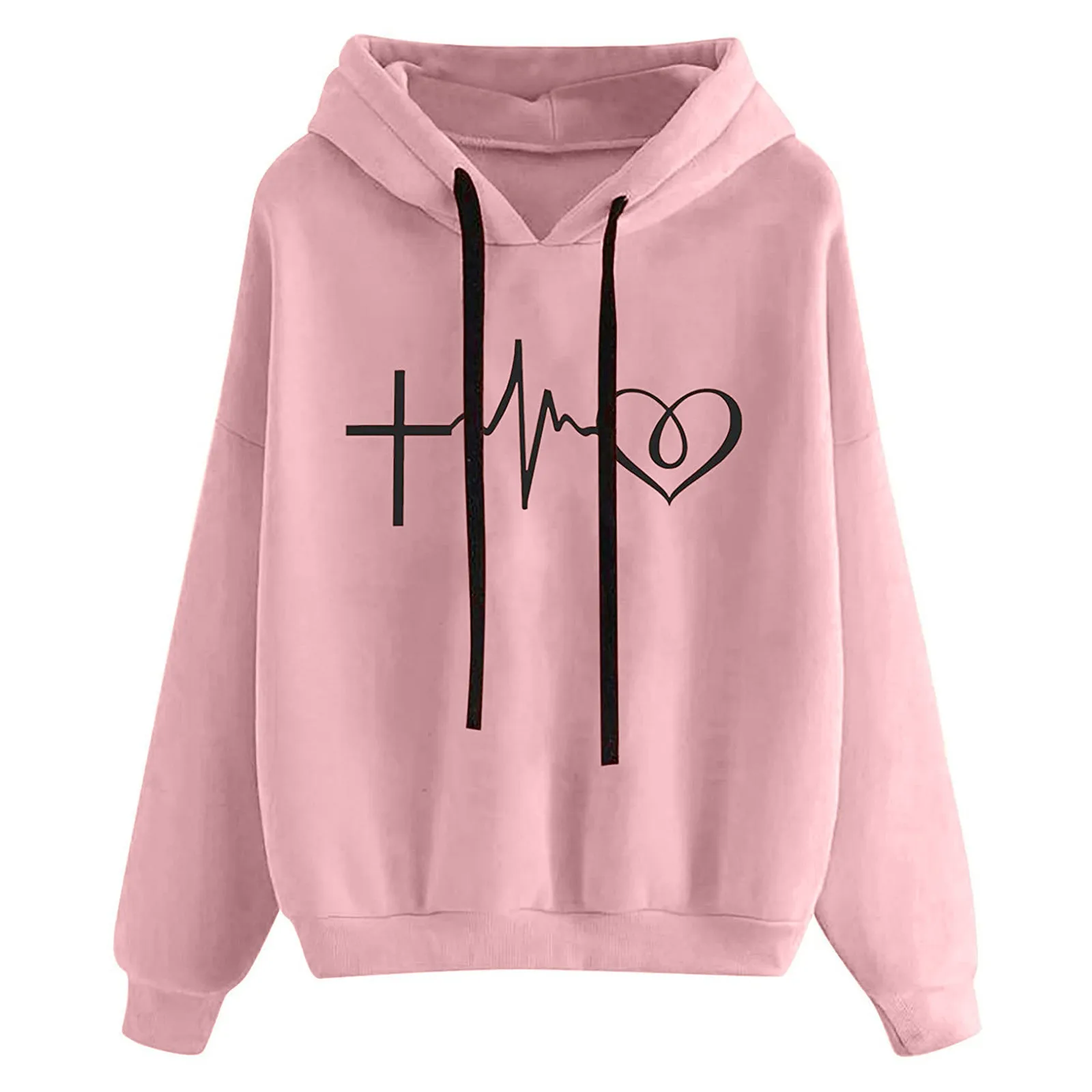 Women's Sweatshirt Heart Printing Comfy Vintage Oversized Hoodies Bright Color Long Sleeve Hoodie 2021 Sudaderas Con Capucha
Women's Sweatshirt Heart Printing Comfy Vintage Oversized Hoodies Bright Color Long Sleeve Hoodie 2021 Sudaderas Con Capucha