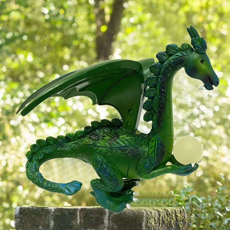 Green Dragon Statue With Luminous Pearl Resin Dragon Outdoor Garden Statue Decoration For Patio Yard Lawn Balcon
Green Dragon Statue With Luminous Pearl Resin Dragon Outdoor Garden Statue Decoration For Patio Yard Lawn Balcon