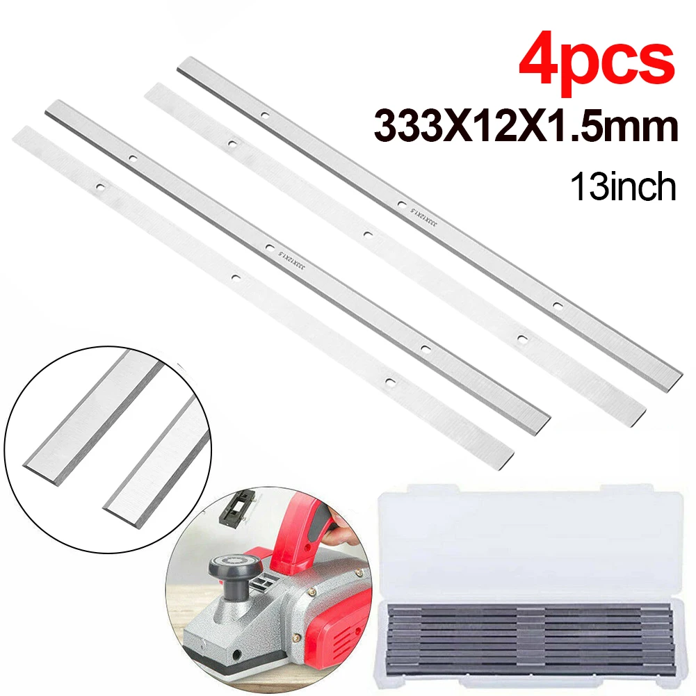 2/4pcs 13" High Speed Steel Planer Blades Replaceable Industrial Electric Wood Planer Blades Woodworking Tools 333*12*1.5 Mm
2/4pcs 13" High Speed Steel Planer Blades Replaceable Industrial Electric Wood Planer Blades Woodworking Tools 333*12*1.5 Mm