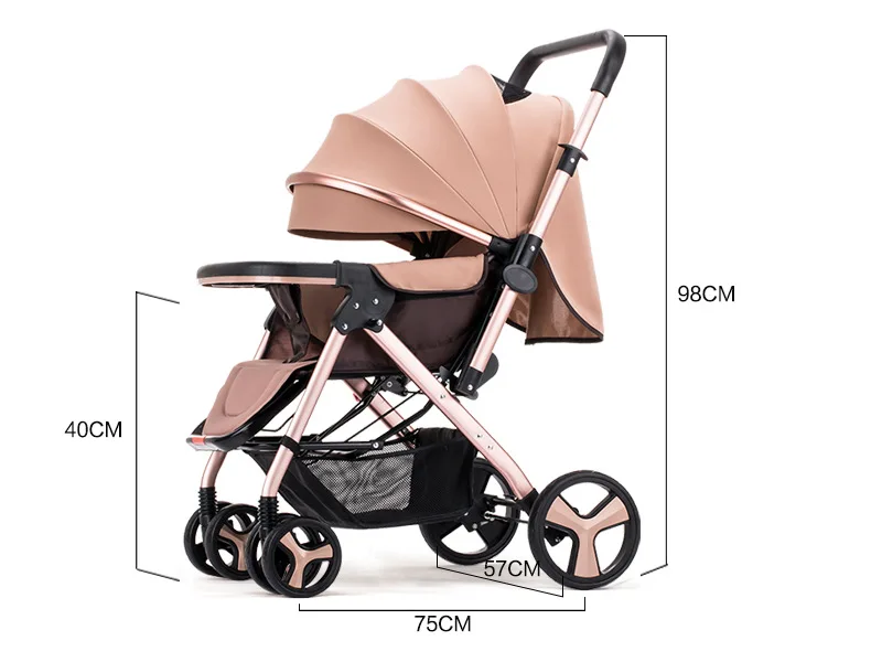 Foldable Travel Umbrella Baby Stroller Carriage Buggy Pushchair Pram Newborn Baby Trolley Universal Casters 
Foldable Travel Umbrella Baby Stroller Carriage Buggy Pushchair Pram Newborn Baby Trolley Universal Casters