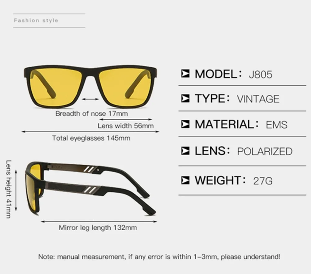 Night Vision Driving Glasses Polarized Driving Sunglasses Men Women Anti-glare UV Driver Super Light Goggles gafas UV400 
Night Vision Driving Glasses Polarized Driving Sunglasses Men Women Anti-glare UV Driver Super Light Goggles gafas UV400