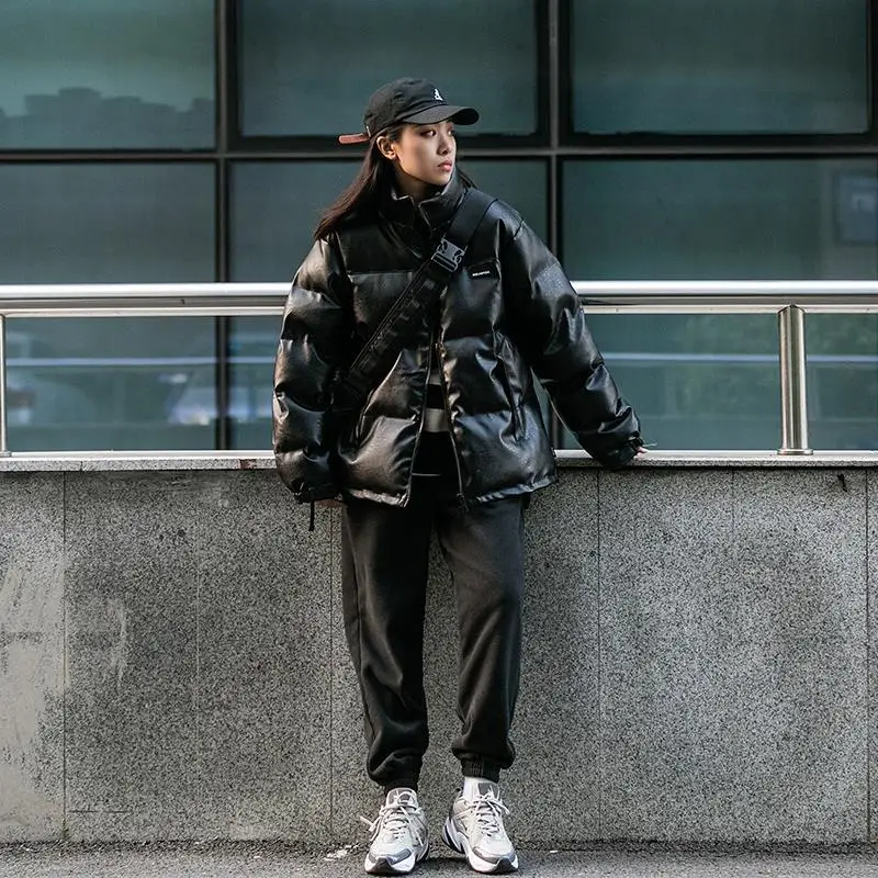 Cotton padded clothes women's winter clothes 2021 new PU skin cotton padded jacket Korean student coat bread jacket short loose
Cotton padded clothes women's winter clothes 2021 new PU skin cotton padded jacket Korean student coat bread jacket short loose