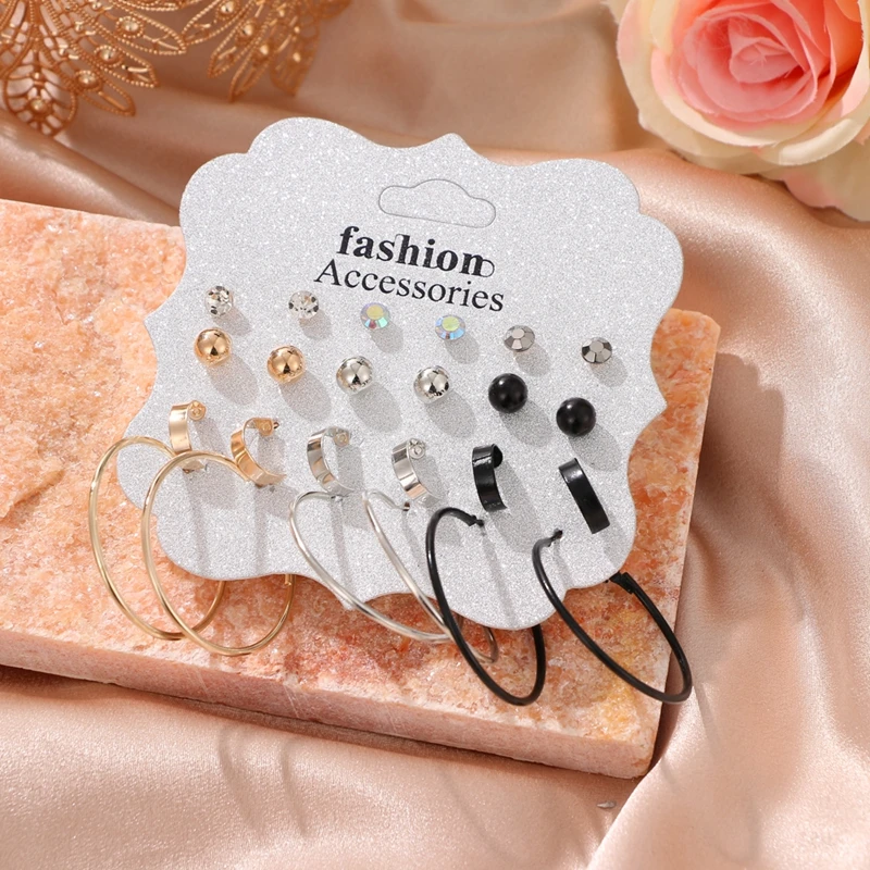 KISS WIFE New Vintage Crystal Pearl Stud Earrings For Women Piercing Punk Big Hoop Earrings 2021 Trend Fashion Jewelry Sets
KISS WIFE New Vintage Crystal Pearl Stud Earrings For Women Piercing Punk Big Hoop Earrings 2021 Trend Fashion Jewelry Sets