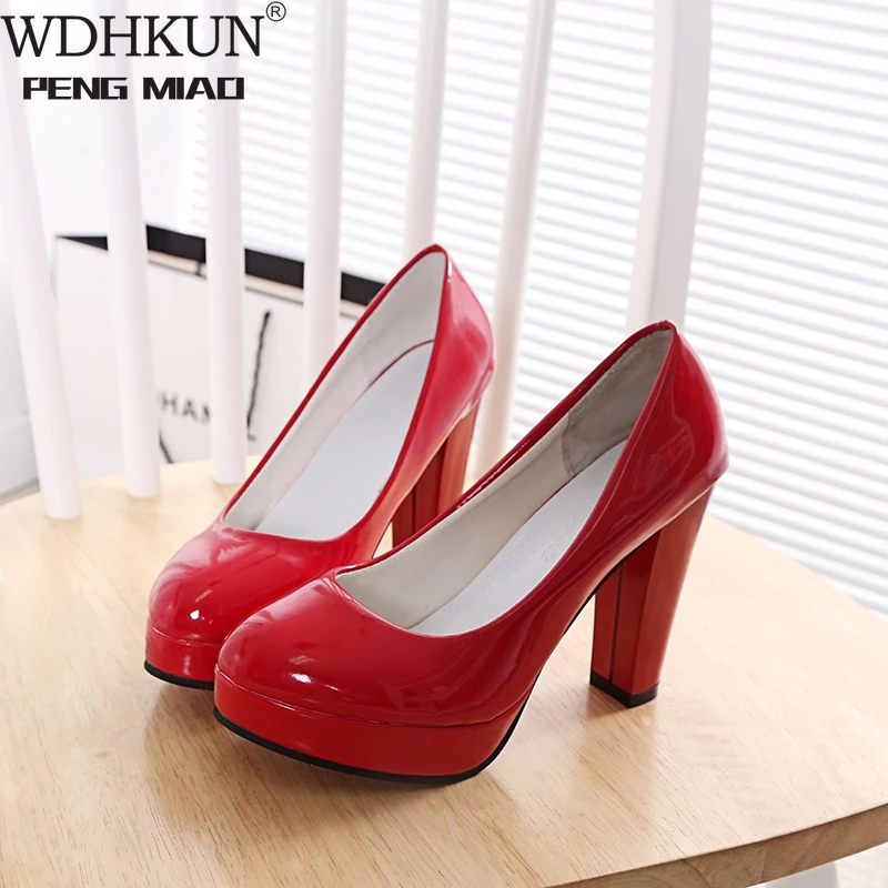 High Heels Shoes Women White Wedding Shoes Thick High Heels Fashion Party Pumps Footwear Yellow Red Big Size 9 10 41 43
High Heels Shoes Women White Wedding Shoes Thick High Heels Fashion Party Pumps Footwear Yellow Red Big Size 9 10 41 43
