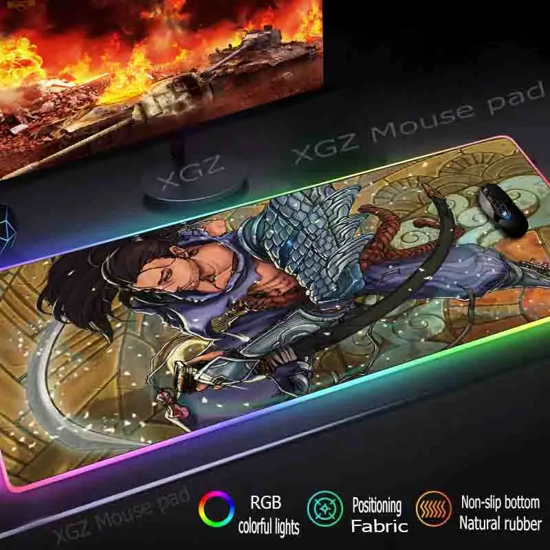 Mairuige Anime Warrior Large RGB Mouse Pad Black Lock Edge Custom Computer Desk Mat Rubber Anti-slip Xxl
Mairuige Anime Warrior Large RGB Mouse Pad Black Lock Edge Custom Computer Desk Mat Rubber Anti-slip Xxl
