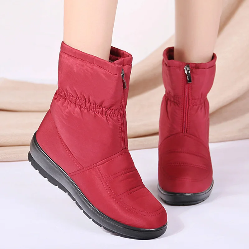 Waterproof Winter Boots Women Shoes Warm Plus Velvet Winter Shoes Woman Ankle Boots Non-slip Zipper Platform Snow Boots Female
Waterproof Winter Boots Women Shoes Warm Plus Velvet Winter Shoes Woman Ankle Boots Non-slip Zipper Platform Snow Boots Female