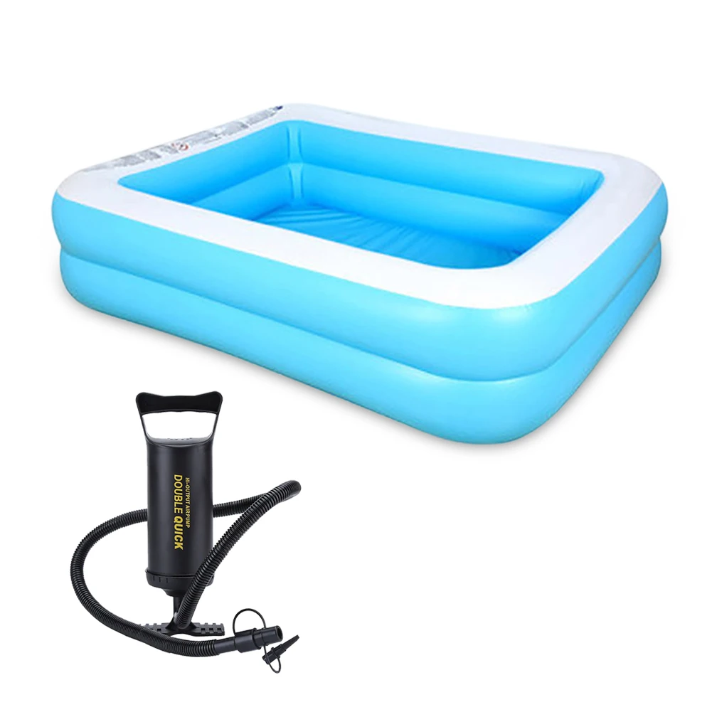 Summer Inflatable Swimming Pool Kids Folding Tub Paddling Pool Family Children Adult Play Bathtub Water Party Pool With Inflator
Summer Inflatable Swimming Pool Kids Folding Tub Paddling Pool Family Children Adult Play Bathtub Water Party Pool With Inflator