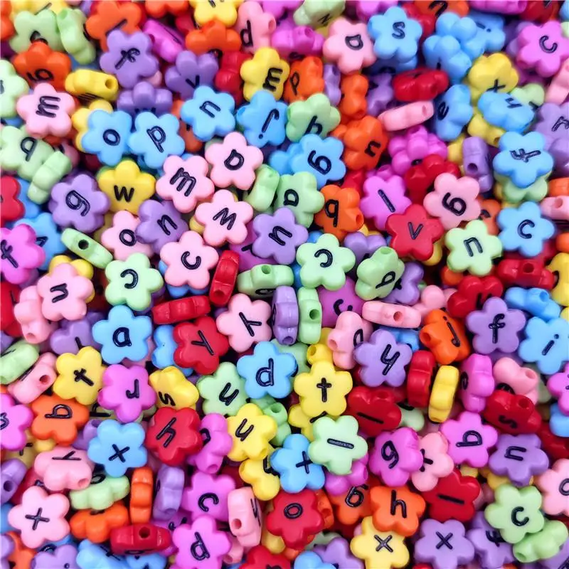 20pcs12mm Flower Shape Colorful Black Letter Acrylic Beads DIY Jewelry Making Pendant Bracelet Necklace Weaving Material Gift
20pcs12mm Flower Shape Colorful Black Letter Acrylic Beads DIY Jewelry Making Pendant Bracelet Necklace Weaving Material Gift