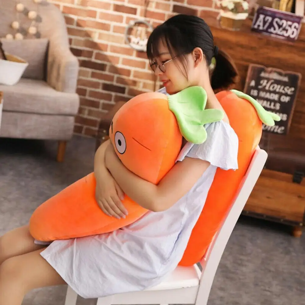 1pc 45cm Cartoon Smile Carrot Plush toy Cute Simulation Pillow Toys Stuffed For Children Dolls Gift Vegetable Soft Carrot A3B6
1pc 45cm Cartoon Smile Carrot Plush toy Cute Simulation Pillow Toys Stuffed For Children Dolls Gift Vegetable Soft Carrot A3B6
