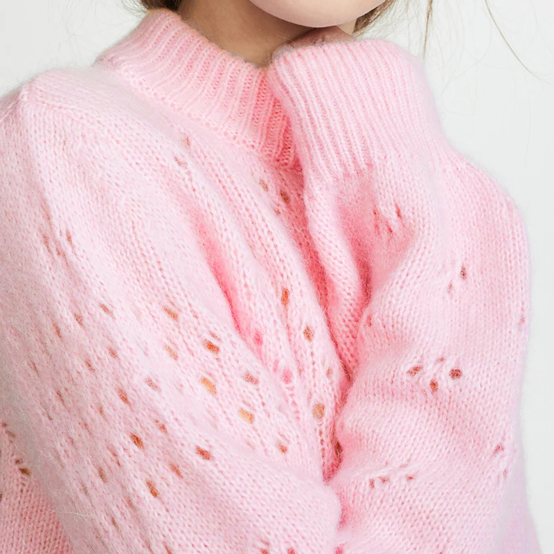 U-SWEAR Winter New Fashion Sweet Pink Women Sweaters O-neck Full Sleeve Hollow Out Knitted Pullovers Causal Female Sweaters
U-SWEAR Winter New Fashion Sweet Pink Women Sweaters O-neck Full Sleeve Hollow Out Knitted Pullovers Causal Female Sweaters