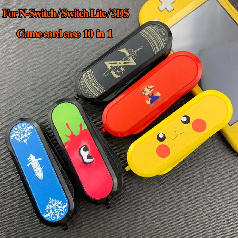 Аксессуары для игровых карт nintendo Switch чехол карты памяти коробка Micro SD держатель