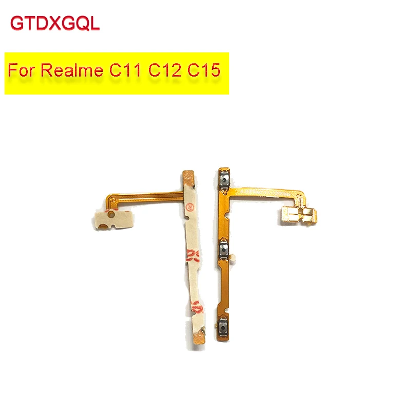 

NEW Tested For OPPO Realme C11 / C12 / C15 Power Volume Flex Cable ON OFF Side Button Switch Repair Spare Parts Replacement