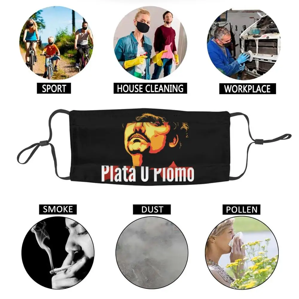 Pablo Escobar Narcos Men Women Fashion facemasks for virus protectionl cotton facemasks pm2.5 mask filter skin care
Pablo Escobar Narcos Men Women Fashion facemasks for virus protectionl cotton facemasks pm2.5 mask filter skin care