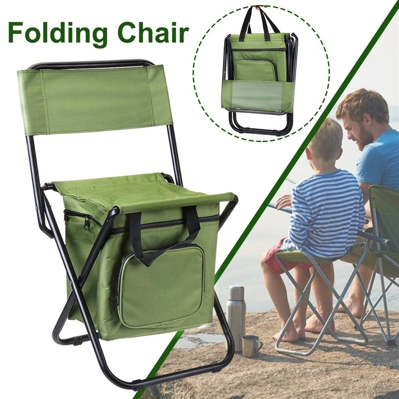 Portable Garden Chair Folding Outdoor Fishing Picnic Beach Seat with Cooler Bag
Portable Garden Chair Folding Outdoor Fishing Picnic Beach Seat with Cooler Bag