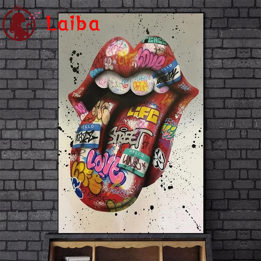5D Diamond Painting Abstract graffiti street art Full dril Embroidery Animal Mosaic Needlework Beaded Rhinestones Art Handicraft
5D Diamond Painting Abstract graffiti street art Full dril Embroidery Animal Mosaic Needlework Beaded Rhinestones Art Handicraft