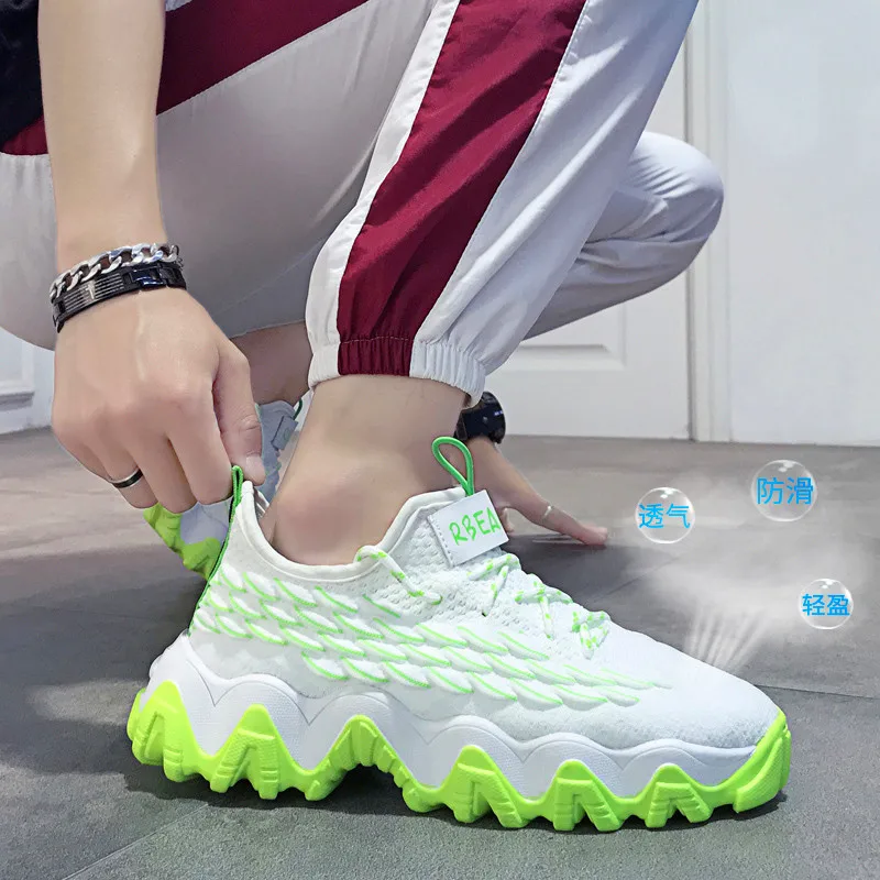 Hot Colorfull Mesh Breathable Sports Running Shoes Men's Casual Shoes Youth Trend Lace-up Men's Shoes Men's Fashion Sneakers
Hot Colorfull Mesh Breathable Sports Running Shoes Men's Casual Shoes Youth Trend Lace-up Men's Shoes Men's Fashion Sneakers