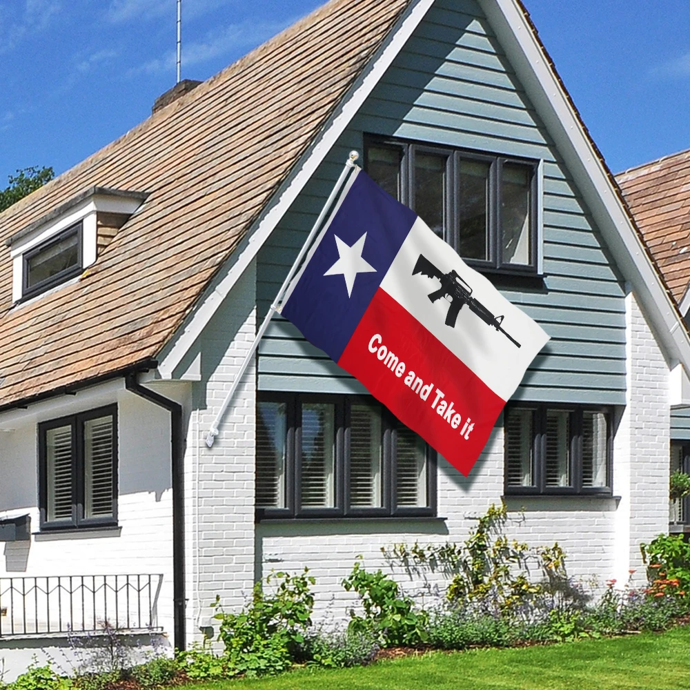 Flagnshow Texas Come and Take It Flag 3X5 FT Hanging M4 Carbine Rifle Flags Polyester with Brass Grommets
Flagnshow Texas Come and Take It Flag 3X5 FT Hanging M4 Carbine Rifle Flags Polyester with Brass Grommets