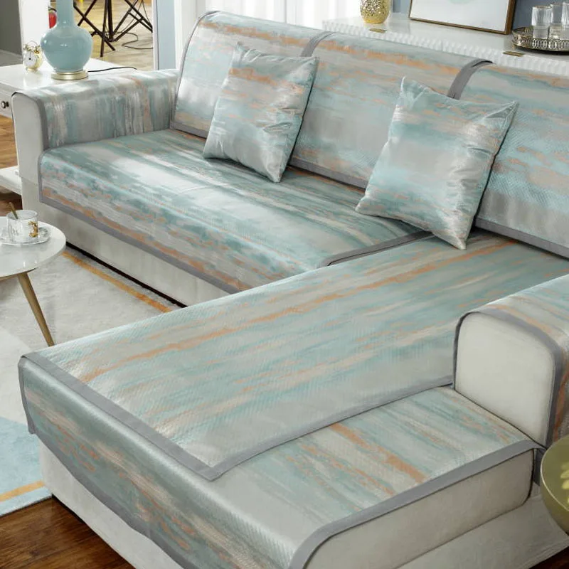 Ice Silk Sofa Covers Summer Cushion Non-Slip Pattern Sofa Cover For Living Room Home Decor Sofa Towel Single/Two/Three/Four Seat
Ice Silk Sofa Covers Summer Cushion Non-Slip Pattern Sofa Cover For Living Room Home Decor Sofa Towel Single/Two/Three/Four Seat