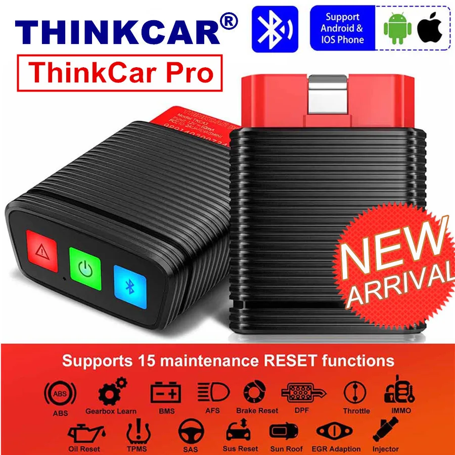 Диагностический инструмент ThinkCar Pro OBD2 полный сканер системы поддержка IMMO AFS TPMS EPB