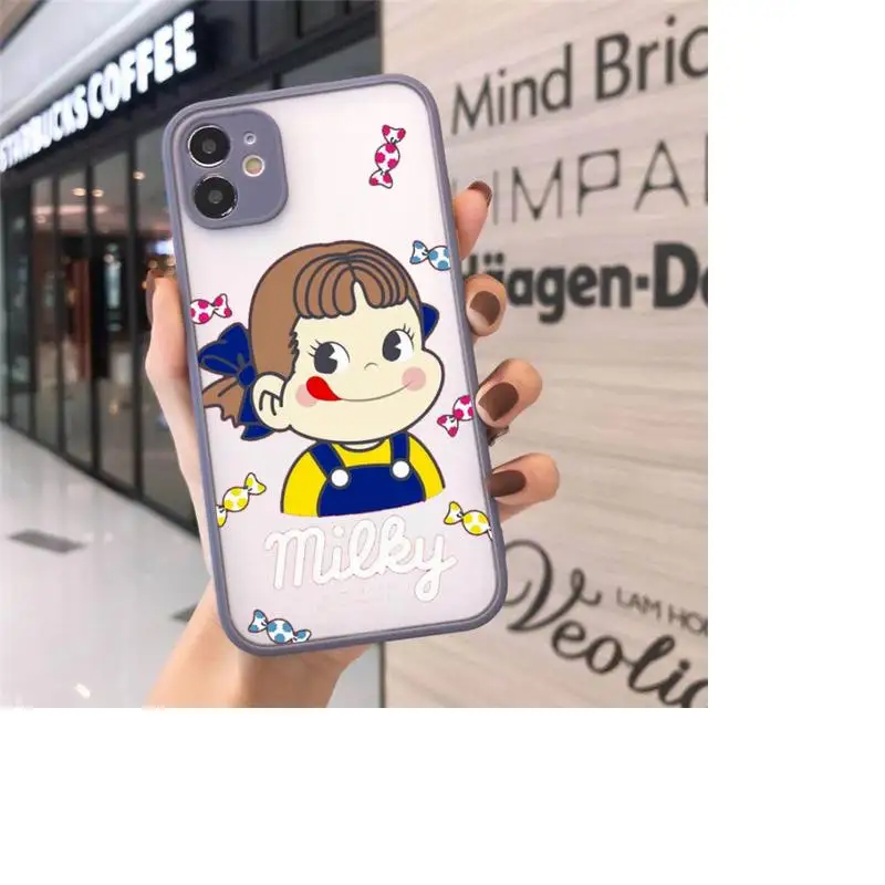 Sweet Peko Milk Milky Phone Cases Matte Transparent for iPhone 7 8 11 12 s mini pro X XS XR MAX Plus cover funda
Sweet Peko Milk Milky Phone Cases Matte Transparent for iPhone 7 8 11 12 s mini pro X XS XR MAX Plus cover funda