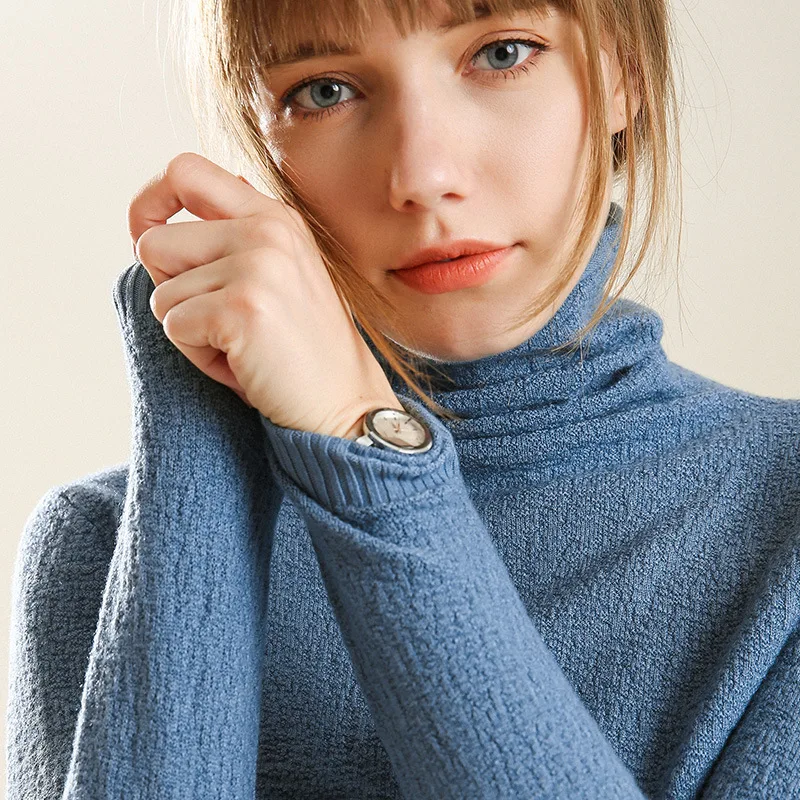2020 Autumn and Winter Women's Turtleneck Short Pullover Knitting Shirt European and American Popular Loose Bottoming Sweater
2020 Autumn and Winter Women's Turtleneck Short Pullover Knitting Shirt European and American Popular Loose Bottoming Sweater