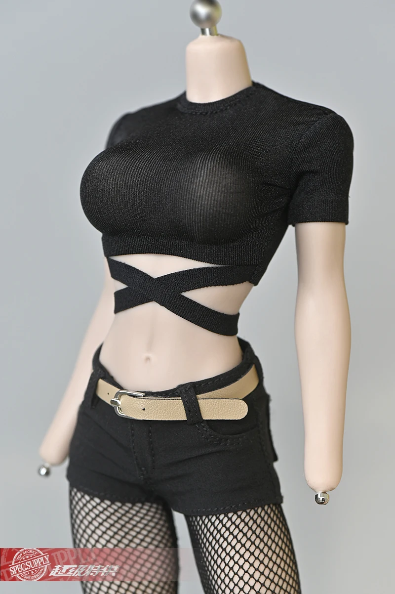 Hot sale in stock ratio 1/6 female soldier model accessories clothes TBL PH coating body short belt T-shirt.
Hot sale in stock ratio 1/6 female soldier model accessories clothes TBL PH coating body short belt T-shirt.