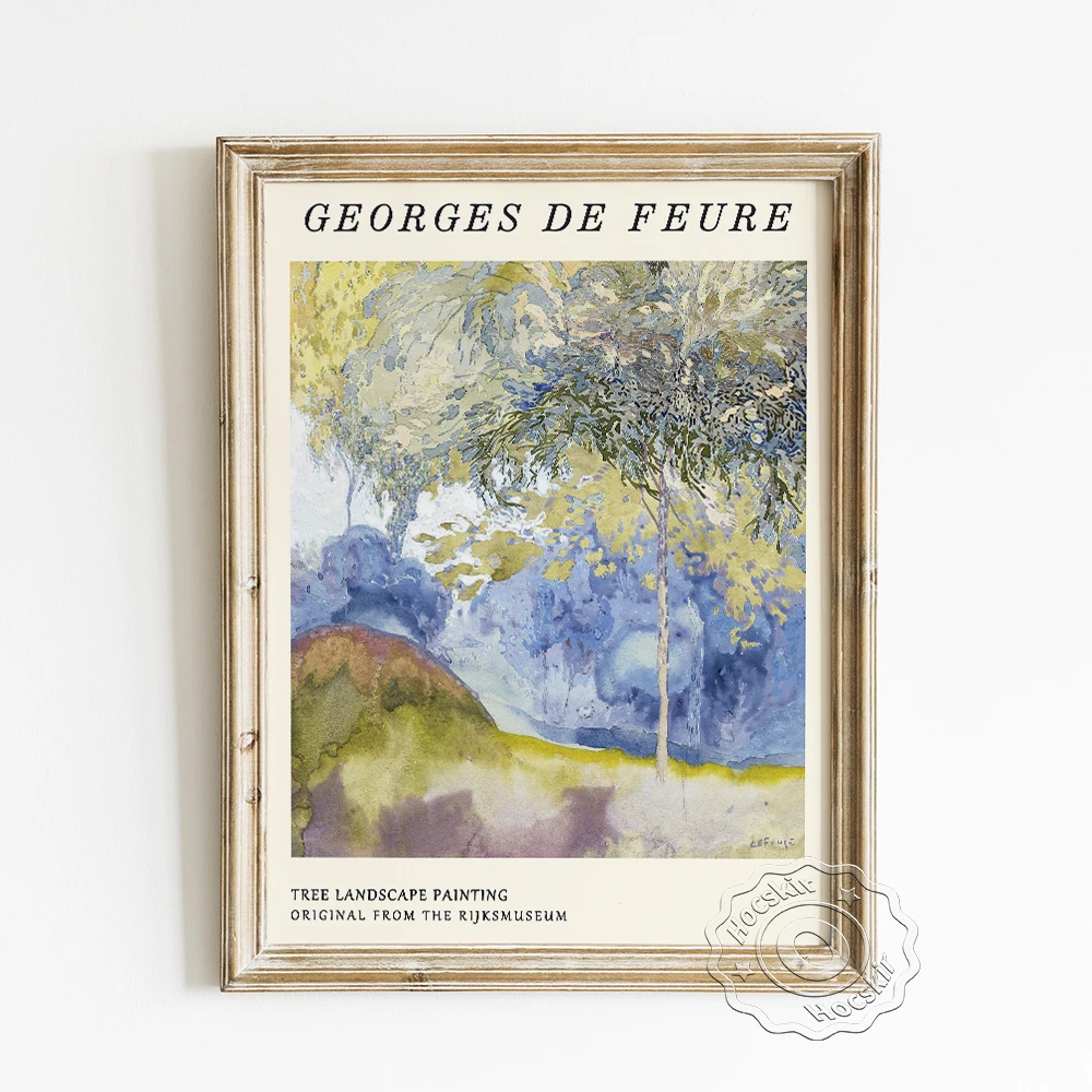 Georges De Feure Exhibition Museum Poster, Boomrijk Landschap Canvas Painting, The Rijksmuseum Collection Landscape Wall Decor
Georges De Feure Exhibition Museum Poster, Boomrijk Landschap Canvas Painting, The Rijksmuseum Collection Landscape Wall Decor