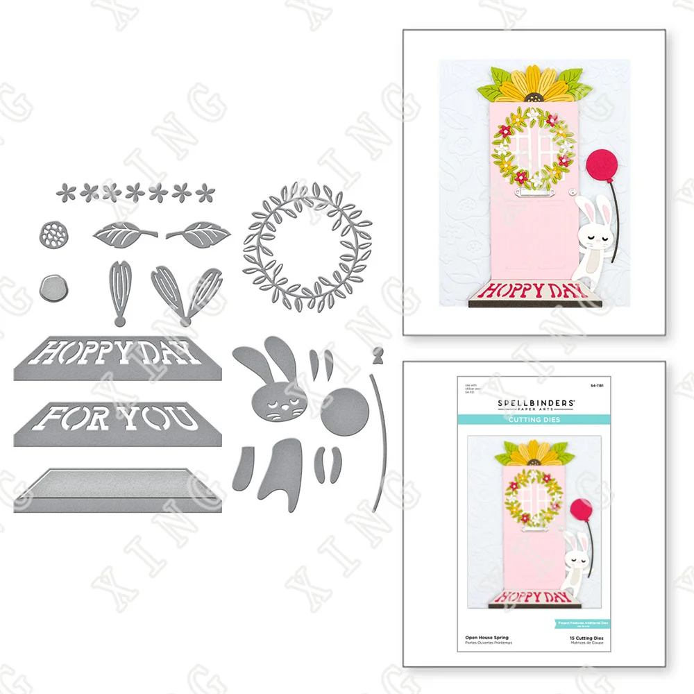2022 Spring Newest Metal Mold Open House Spring Etched Dies maker Diy Handmade Scrapbooking Greeting Card Embossing Decoration
2022 Spring Newest Metal Mold Open House Spring Etched Dies maker Diy Handmade Scrapbooking Greeting Card Embossing Decoration