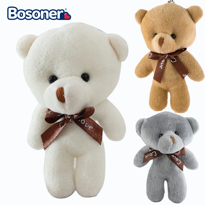 5PCS 12CM Plush Toy a Tie Teddy Bear Doll Pendant Keychain PP Cotton Soft Stuffed Bears For Children Gifts and
5PCS 12CM Plush Toy a Tie Teddy Bear Doll Pendant Keychain PP Cotton Soft Stuffed Bears For Children Gifts and