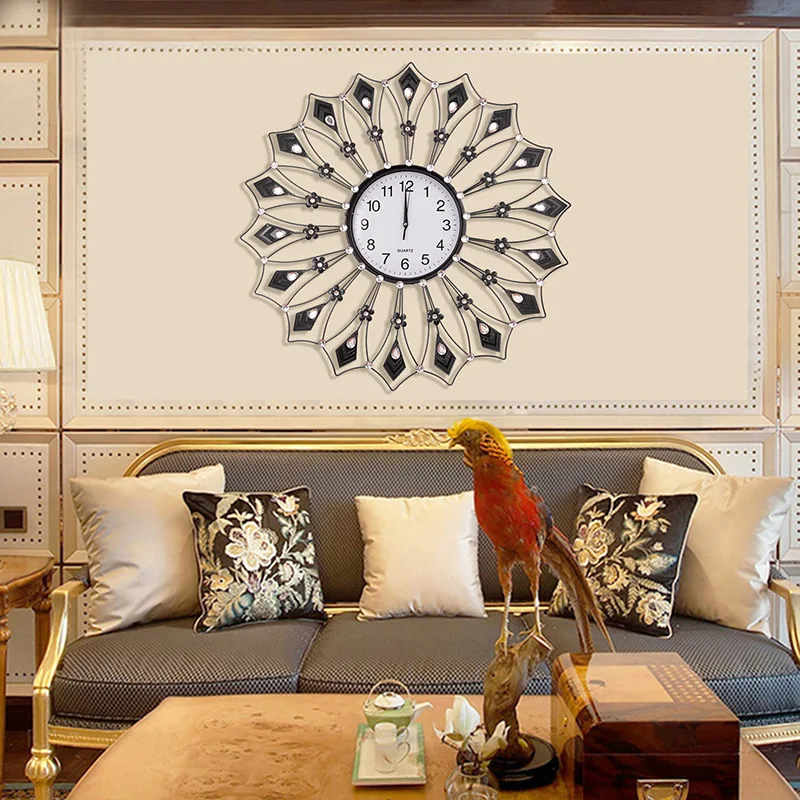 Black Wall Clock Silent Creative Classic Living Room Wall Clock Modern Design Large Decor Reloj De Pared Wall Clocks BG50ZB
Black Wall Clock Silent Creative Classic Living Room Wall Clock Modern Design Large Decor Reloj De Pared Wall Clocks BG50ZB