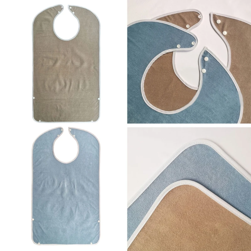 78x45cm Waterproof Adult Meal Eating Drinking Bib Senior Citizen Aid Aprons Elderly Aged Mealtime Cloth Protector
78x45cm Waterproof Adult Meal Eating Drinking Bib Senior Citizen Aid Aprons Elderly Aged Mealtime Cloth Protector