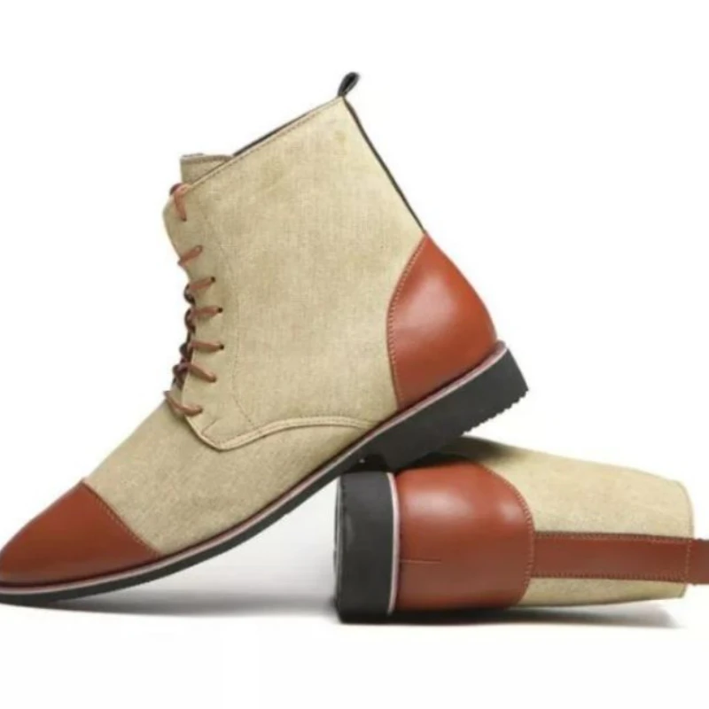 Men Winter New PU Leather Stitching Fashion Lace Up Tooling Boots Comfortable High Top Classic Martin Boots Hot Sales 5KE451
Men Winter New PU Leather Stitching Fashion Lace Up Tooling Boots Comfortable High Top Classic Martin Boots Hot Sales 5KE451