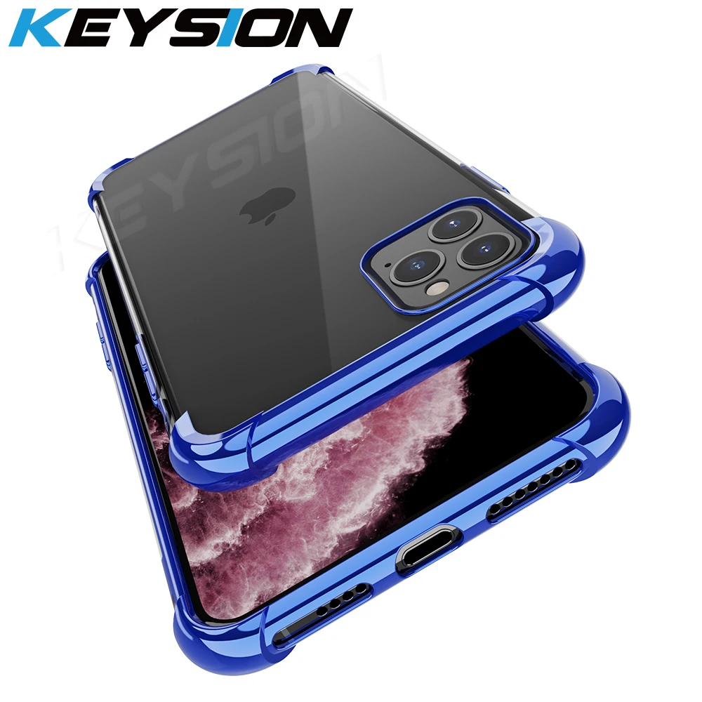 Противоударный чехол KEYSION для iPhone 11 Pro Max противоударный прозрачный с воздушным