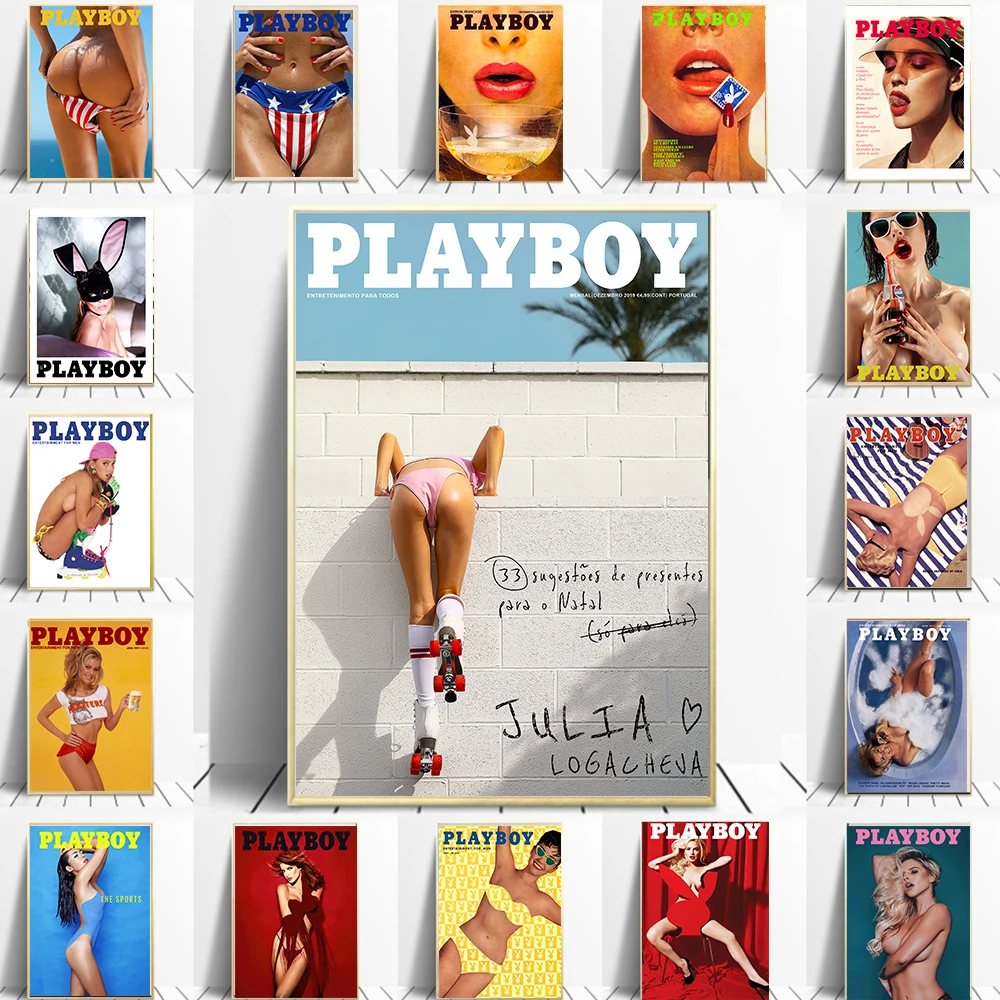 Fashion Playboy Poster Sexy Woman Canvas Painting Vogue Wall Art Pictures Print For Living Room Home Decor Interior Paintings
Fashion Playboy Poster Sexy Woman Canvas Painting Vogue Wall Art Pictures Print For Living Room Home Decor Interior Paintings