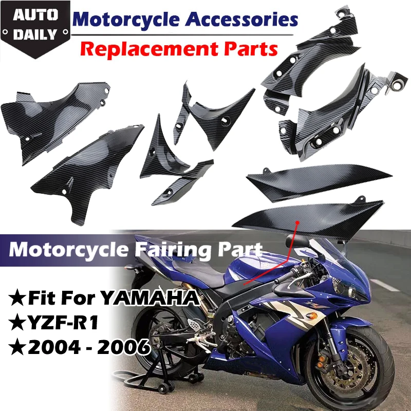 Motorcycles Side Fairing Panels Cover Seat Middle Cowl Board Fit For Yamaha YZF R1 YZF-R1 2004 2005 2006 Injection Accessories
Motorcycles Side Fairing Panels Cover Seat Middle Cowl Board Fit For Yamaha YZF R1 YZF-R1 2004 2005 2006 Injection Accessories