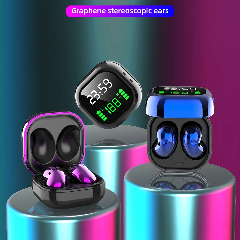 Blue-tooth Earphones Wireless Earbuds Lightweight TWS Stereo Earphones Touch Control with Charging Box
Blue-tooth Earphones Wireless Earbuds Lightweight TWS Stereo Earphones Touch Control with Charging Box