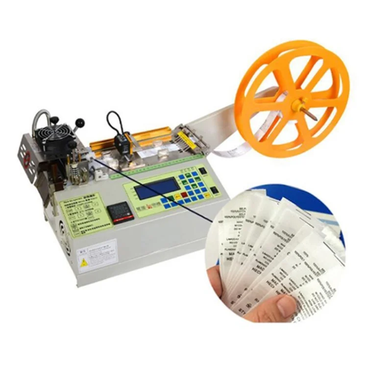 Computer fabric strip ribbon webbing zipper cutting machine Hot knife webbing ribbon abrasive belt mask ear loop cutter machine
Computer fabric strip ribbon webbing zipper cutting machine Hot knife webbing ribbon abrasive belt mask ear loop cutter machine