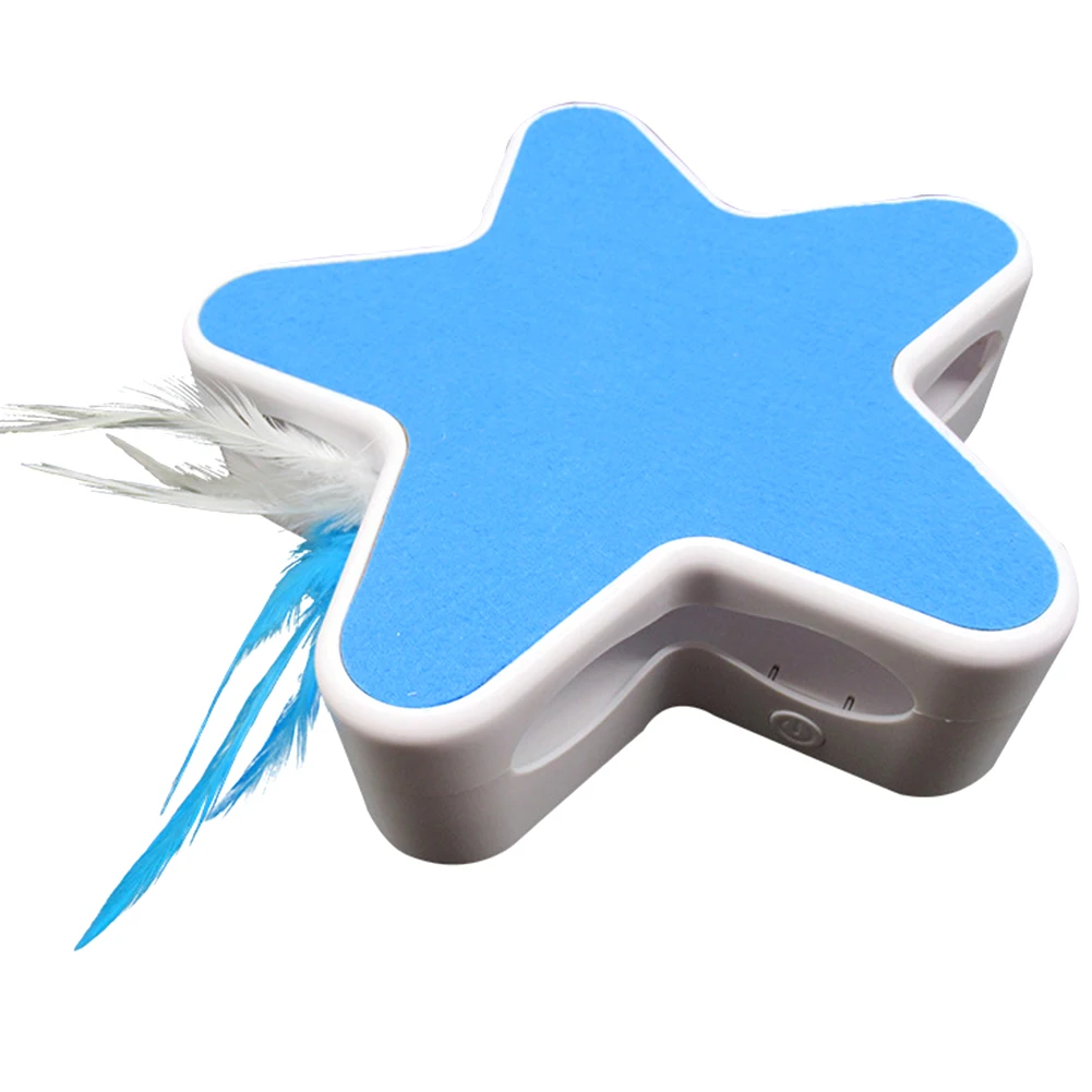 Electric Funny Portable Kitten Interactive Smart Cat Toys Entertainment Teaser Rotating Pentagram Shape Attractive 360 Degrees
Electric Funny Portable Kitten Interactive Smart Cat Toys Entertainment Teaser Rotating Pentagram Shape Attractive 360 Degrees